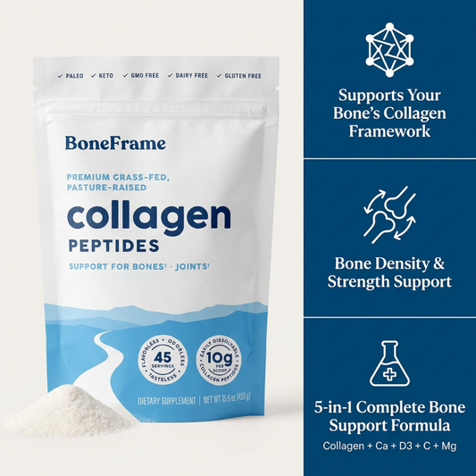 BoneFrame™ Type 1 Collagen Peptides for Bone Loss