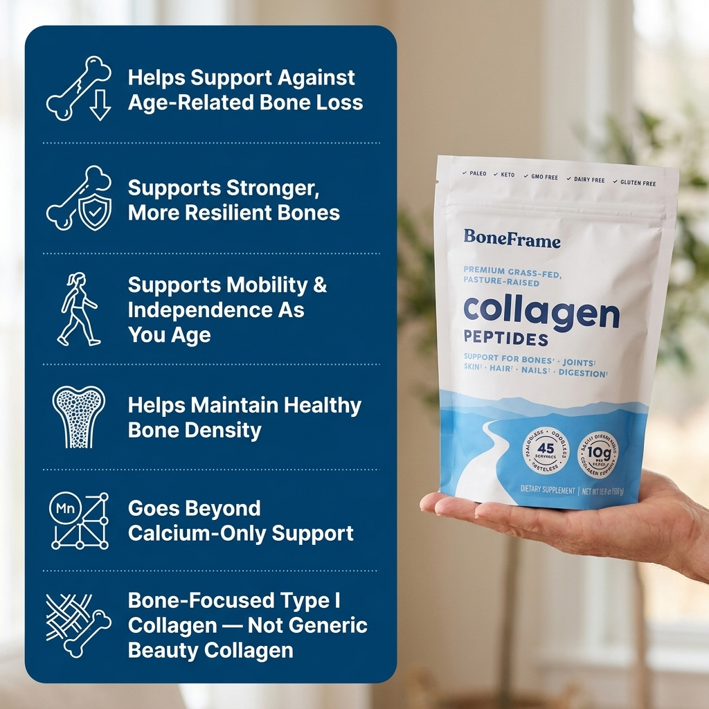 BoneFrame™ Type 1 Collagen Peptides for Bone Loss