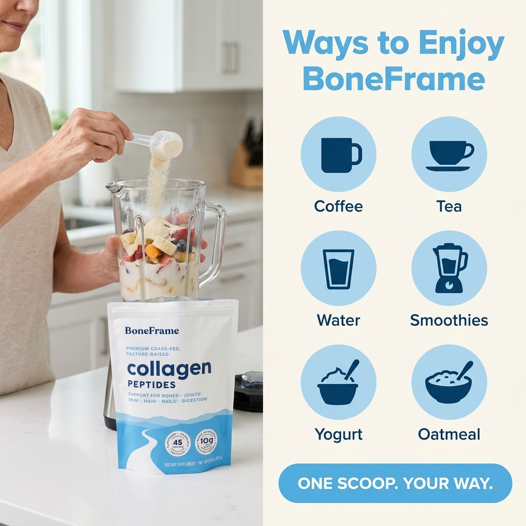 BoneFrame™ Type 1 Collagen Peptides for Bone Loss
