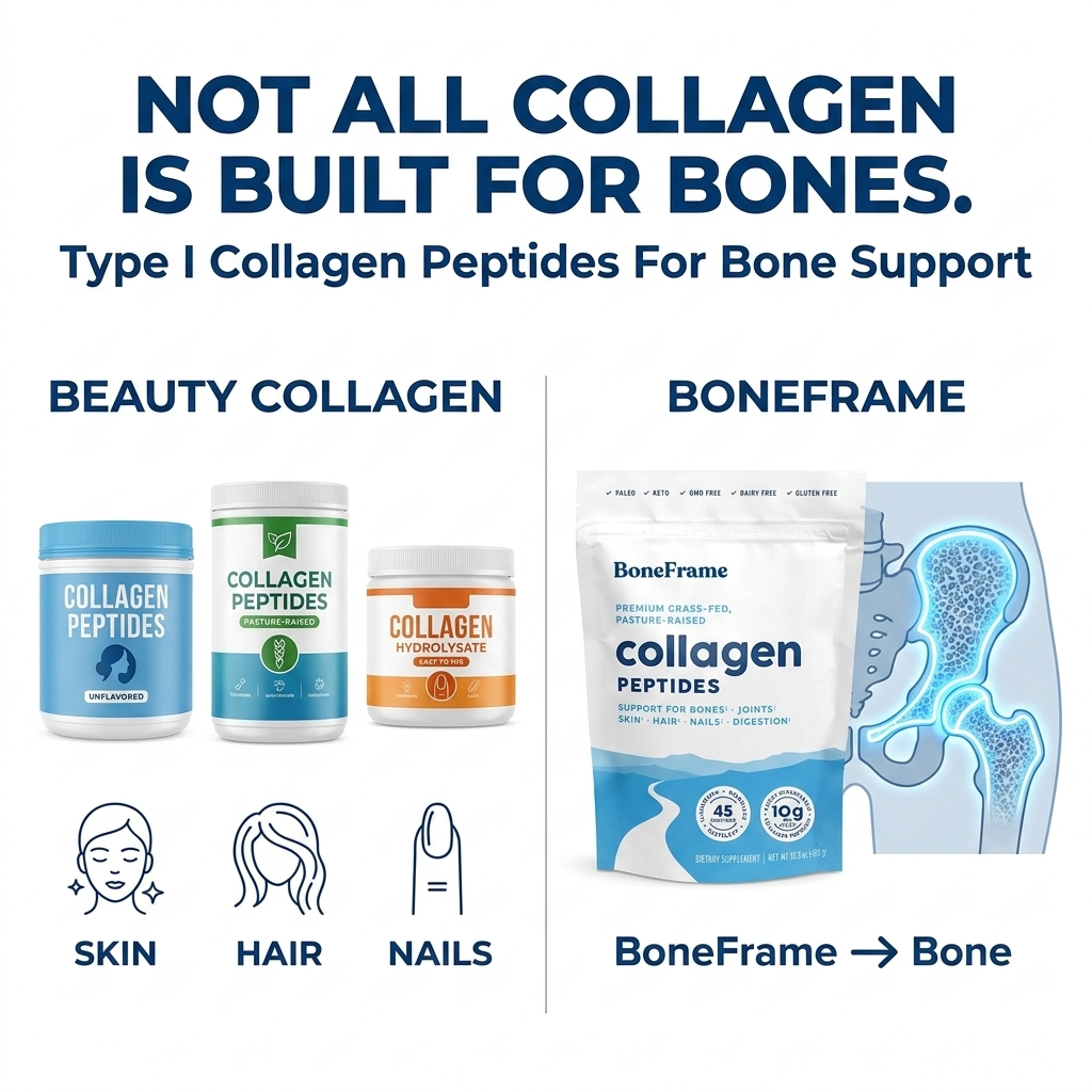 BoneFrame™ Type 1 Collagen Peptides for Bone Loss