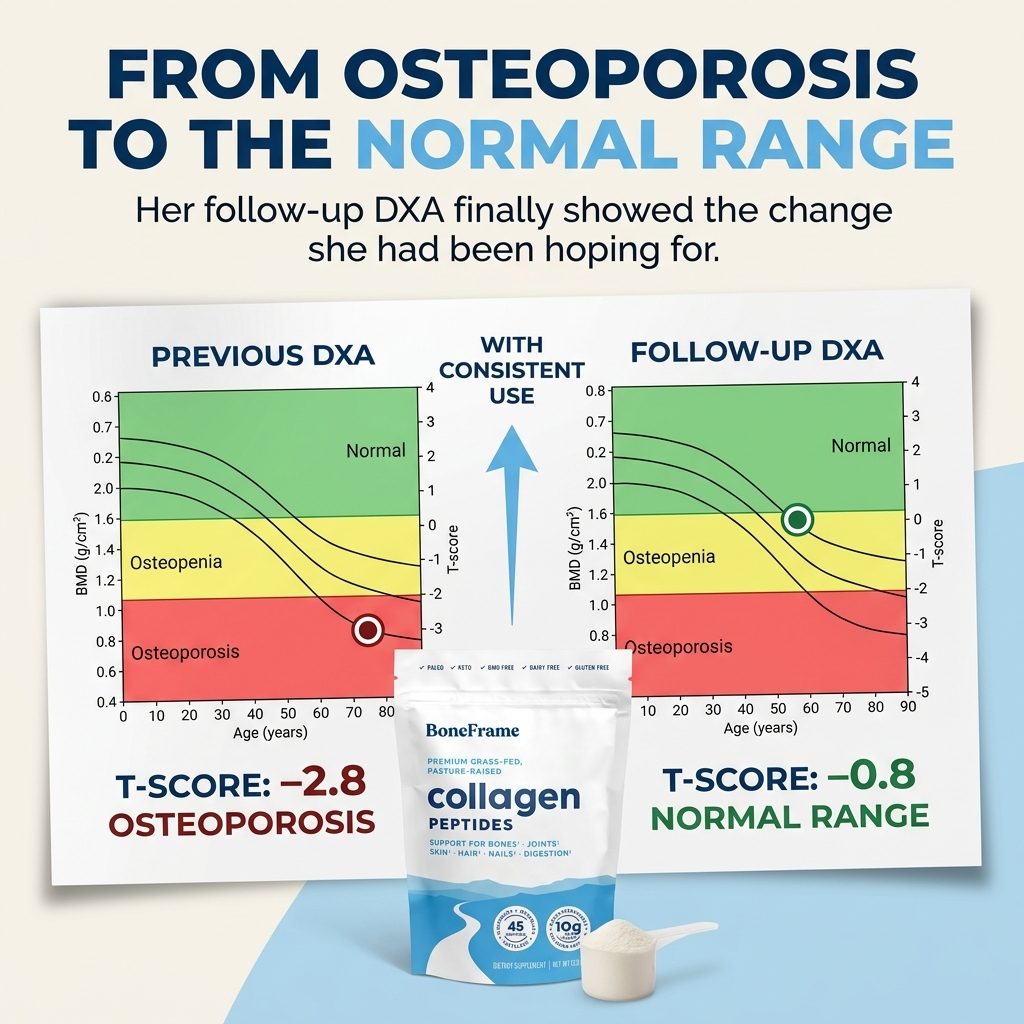 BoneFrame™ Type 1 Collagen Peptides for Bone Loss